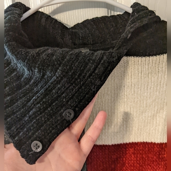 New Ultrasoft Asymmetrical 90s Color‎ Block Sweater from Erika Size Petite Med - Picture 3 of 5